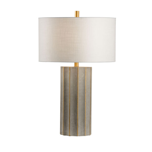 Natural Concrete One-Light Table Lamp, image 1