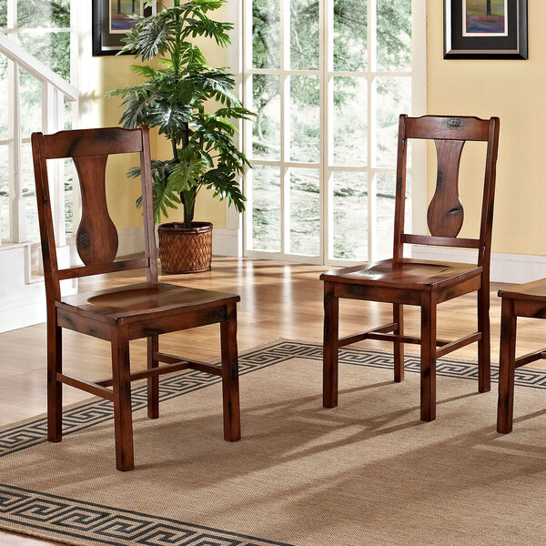 Dark Oak Huntsman Dining Chair, Set of 2, image 1