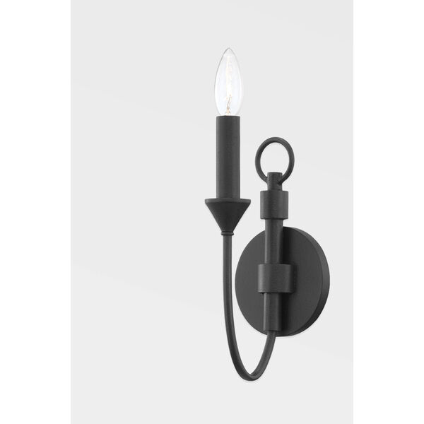 Cate Forged Iron One-Light Wall Sconce, image 2
