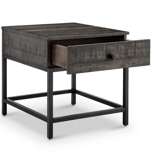 Parker Distressed Whiskey Rectangular End Table, image 2