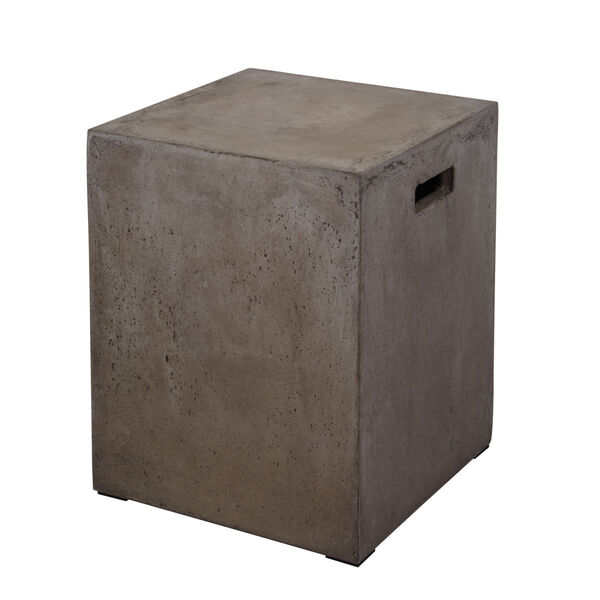 Cubo Squared Concrete Stool, image 2