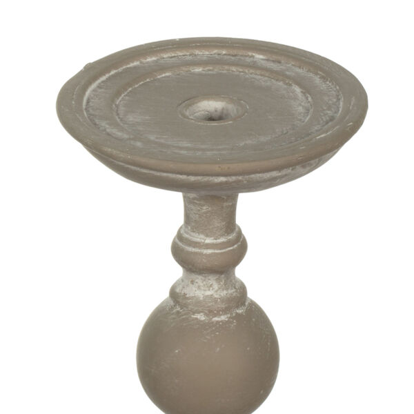 White 21-Inch Candlestick Polyresin, image 2
