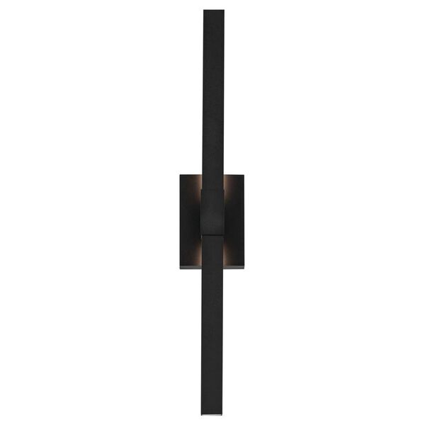 Nocar Textured Black LED Outdoor Wall Light, image 2