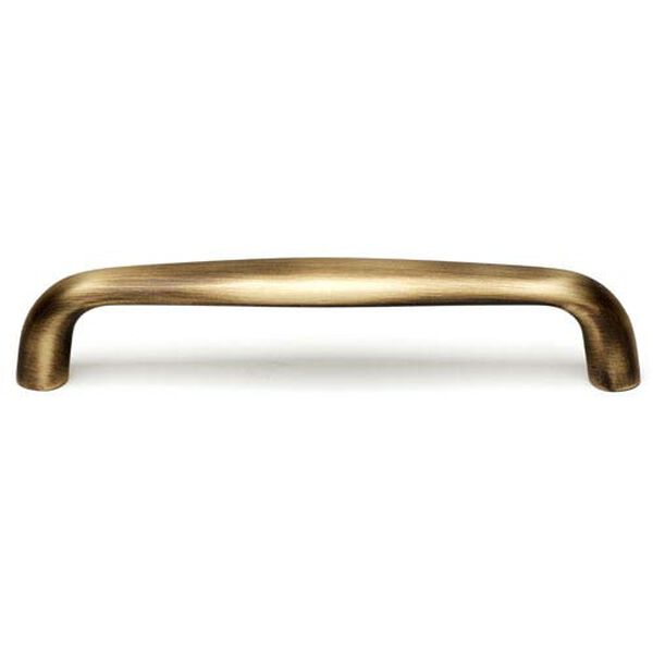 Antique English Matte Brass 6-Inch Pull, image 1