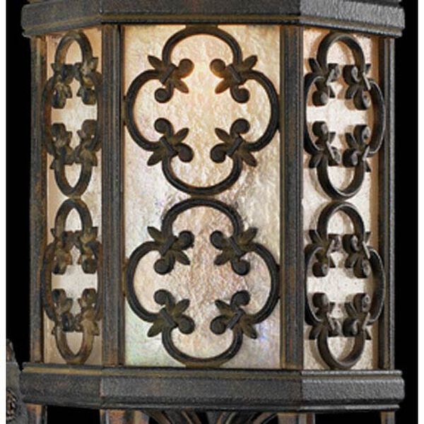 Costa Del Sol One-Light Outdoor Wall Mount in Wrought Iron Finish, image 3