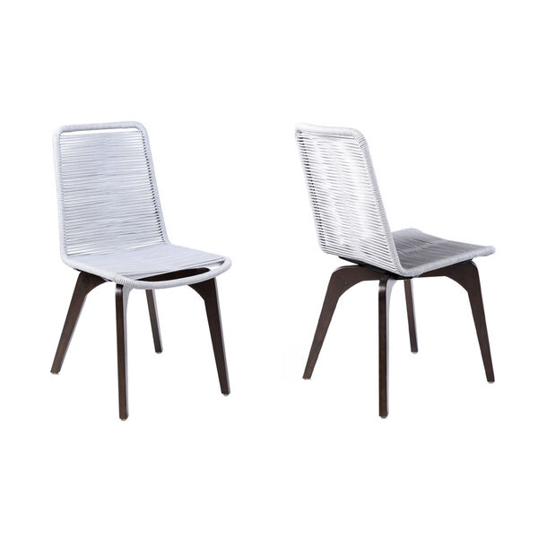 Island Dark Eucalyptus Outdoor Dining Chair, Set of Two, image 1