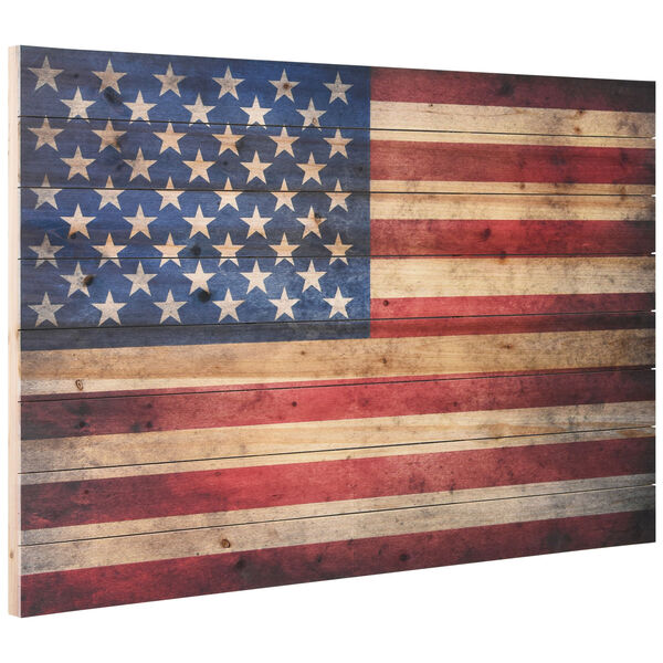 American Dream Digital Print on Solid Wood Wall Art, image 4