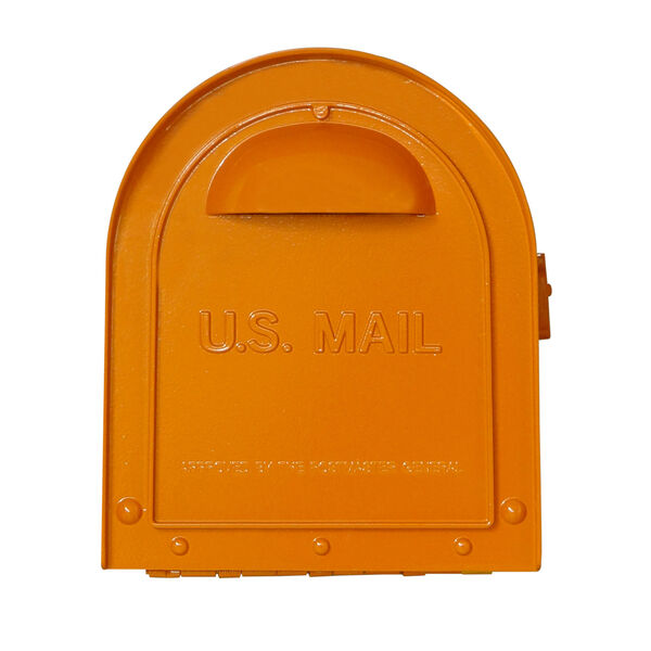 Dylan Orange Curbside Mailbox, image 4