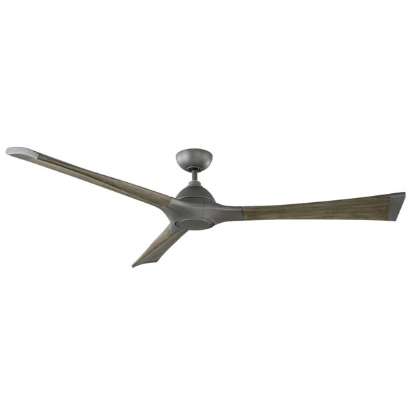 Woody Graphite and Weathered Gray 72-Inch ADA LED Ceiling Fan, image 4