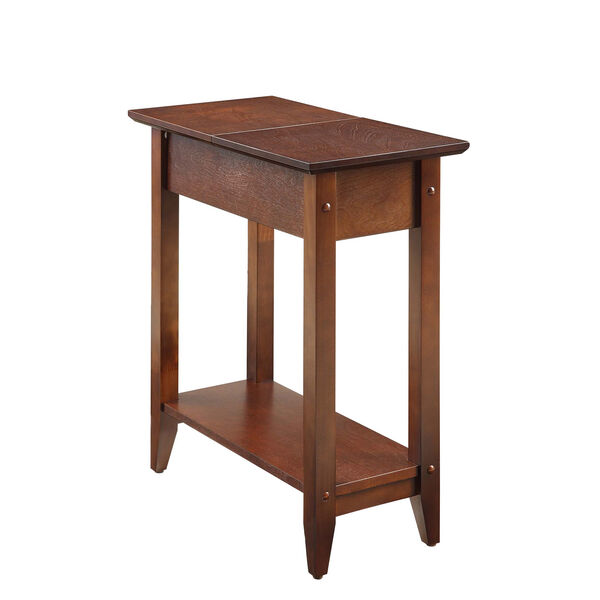 American Heritage Espresso Flip Top Side and End Table, image 6