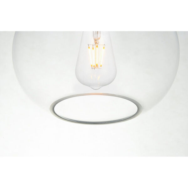 Destry Brass Eight-Inch One-Light Plug-In Pendant, image 4