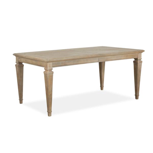 Lancaster Weathered Bronze Wood Rectangular Dining Table, image 1