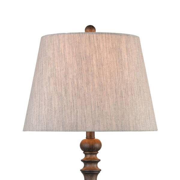 Rhinebeck Gray Aged Wood One-Light Table Lamp, image 3