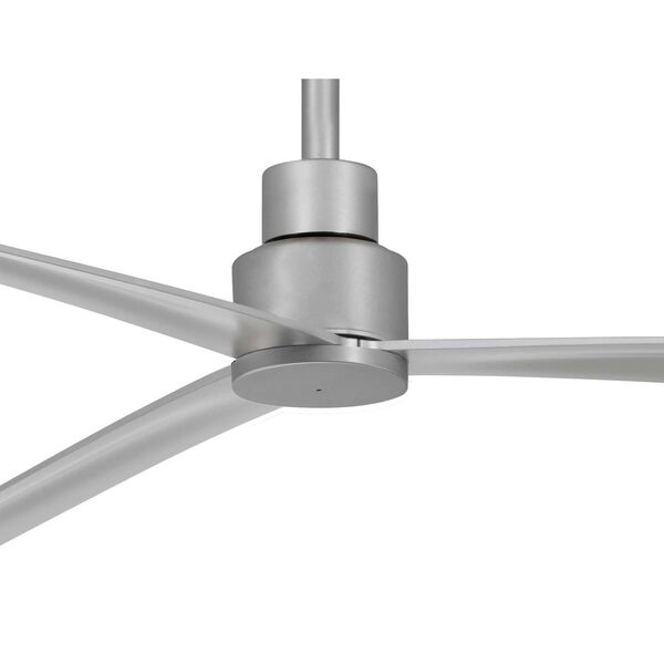Simple Silver 65-Inch Outdoor Ceiling Fan, image 3