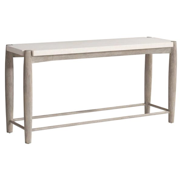 Ashbrook White and Weathered Greige Console Table, image 2