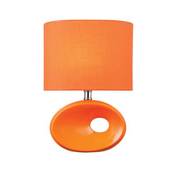 Hennessy II Orange One-Light Table Lamp, image 1