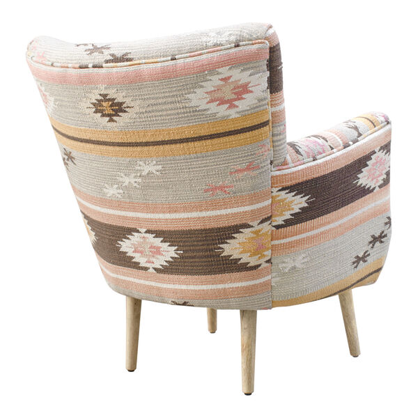 Azteca Multicolor and Natural Accent Chair, image 6