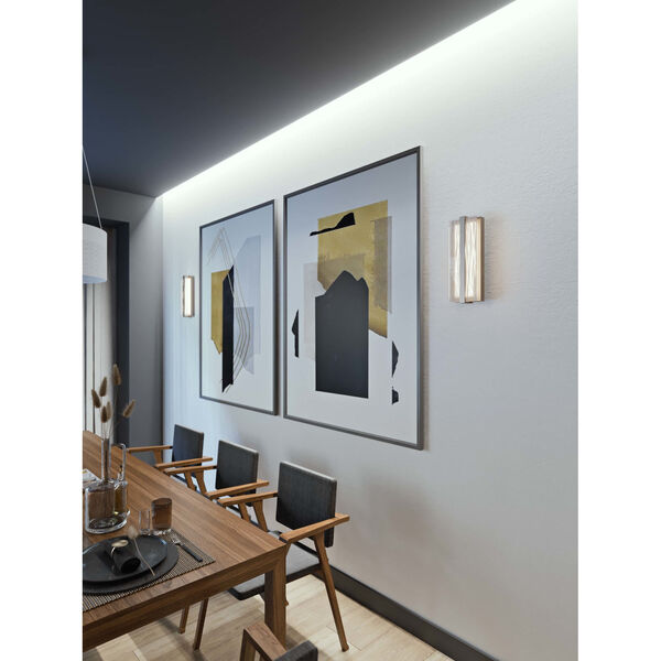 Gallery Satin Brass One-Light Integrated LED Wall Sconce, image 4