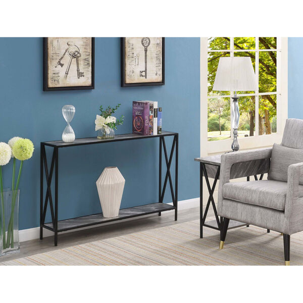 Tucson Gray and Black Console Table, image 3