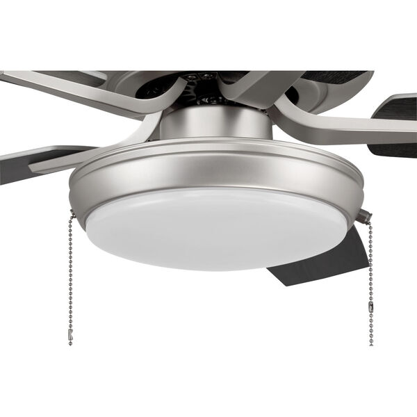 Pro Plus Brushed Satin Nickel 52-Inch LED Ceiling Fan with Frost Acrylic Pan Shade, image 7