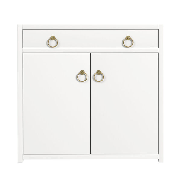 Lark White Cabinet with Storage, image 2