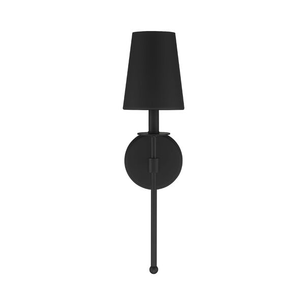 Lowry Matte Black 20-Inch One-Light Wall Sconce, image 3