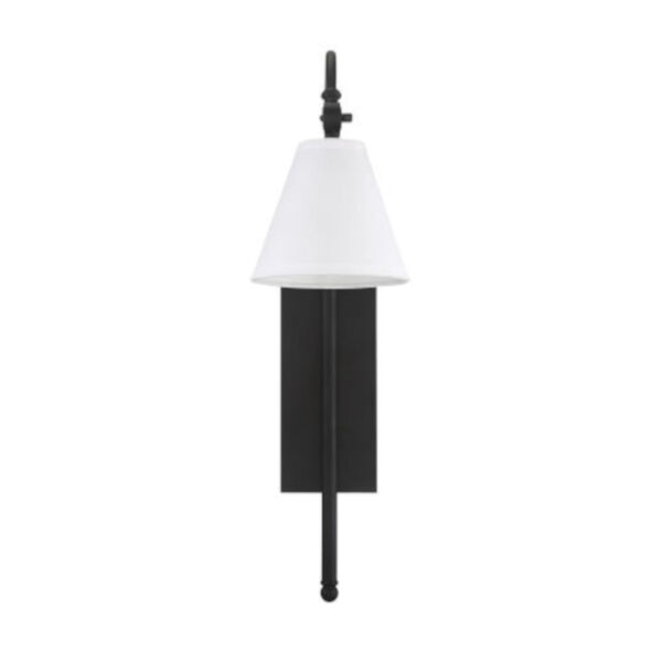 Whittier Matte Black 6-Inch One-Light Wall Sconce, image 4