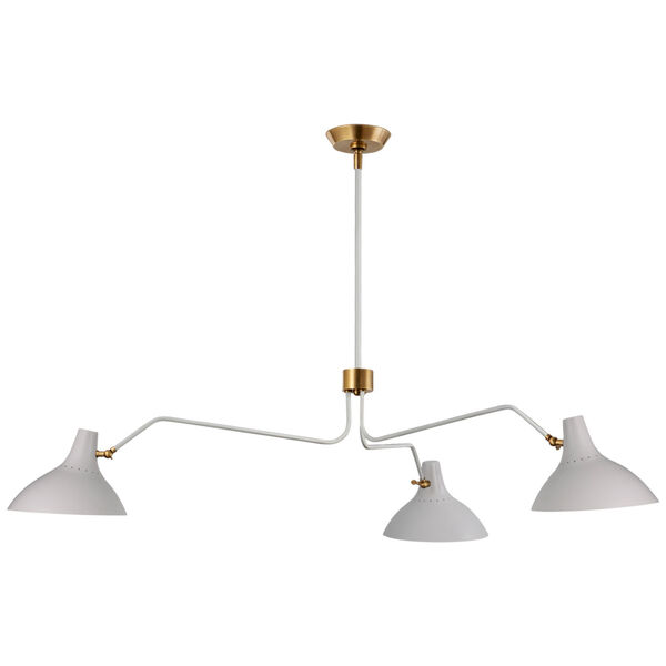 Charlton Triple Arm Chandelier by AERIN, image 1