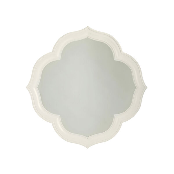 Ivory Key White Paget Mirror, image 1