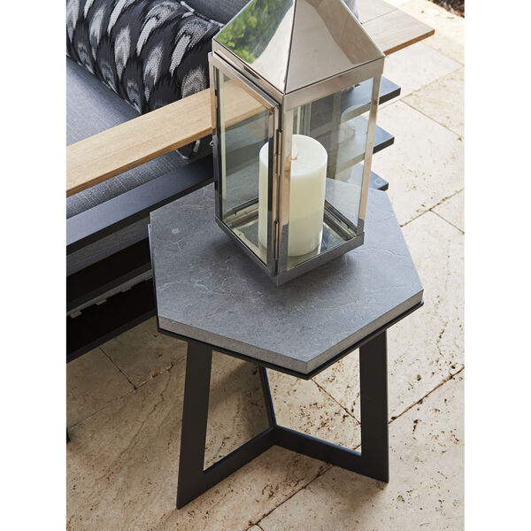 South Beach Dark Graphite and Stone Spot Table, image 3