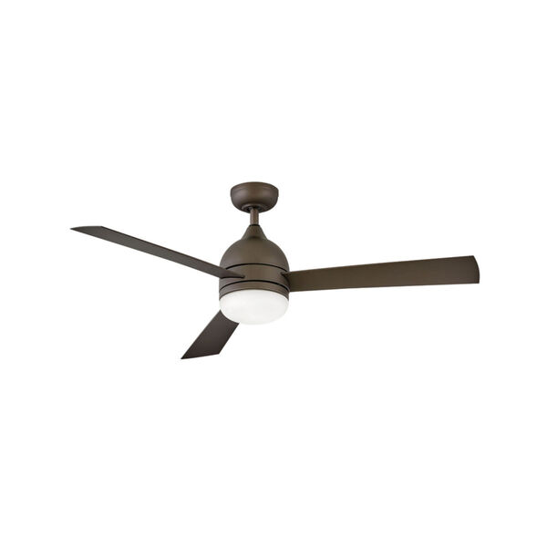 Verge Metallic Matte Bronze LED 52-Inch Ceiling Fan, image 1