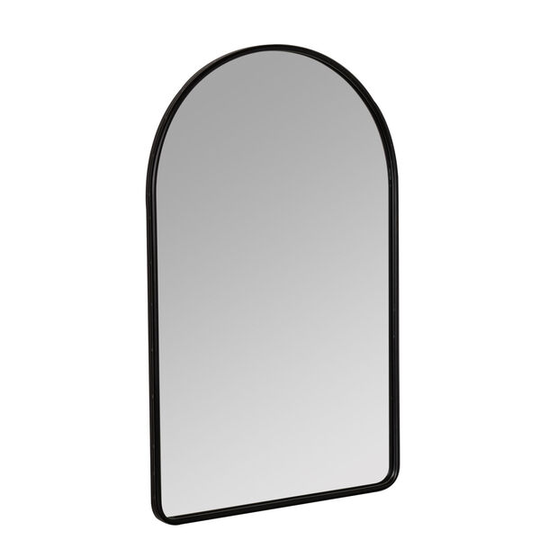 Sebastian Black 38-Inch Arched Wall Mirror, image 3