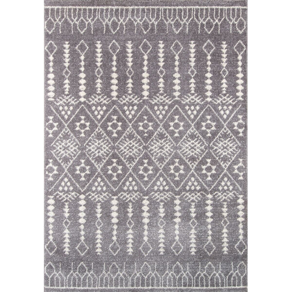 Lima Moroccan Shag Gray Rectangular: 7 Ft. 10 In. x 9 Ft. 10 In. Rug, image 1
