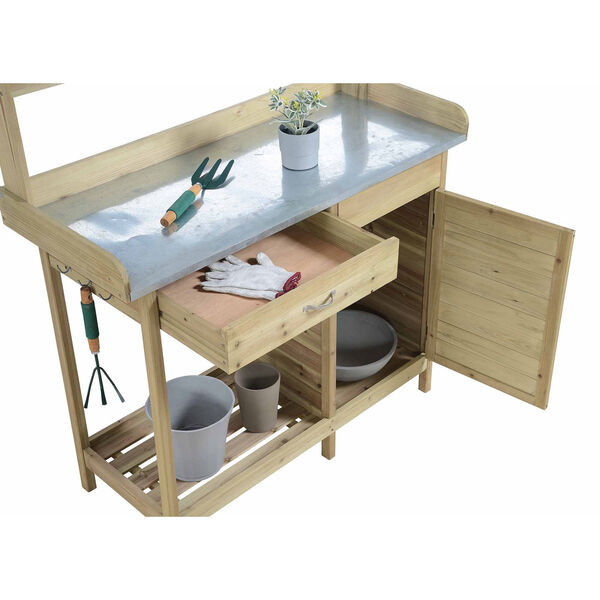 Deluxe Potting Bench with Cabinet, image 2
