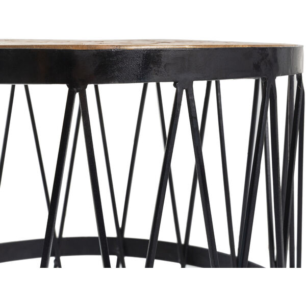 Naaz Natural and Black End Table, image 3