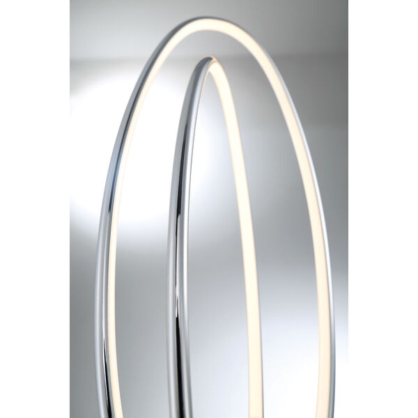 Rhea Chrome LED Table Lamp, image 2