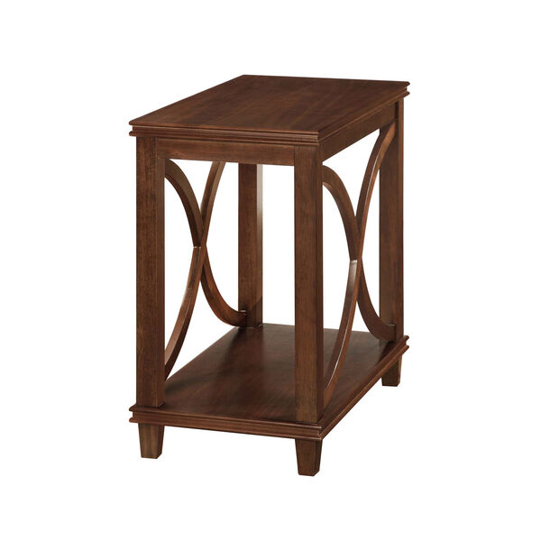 Florence Espresso 25-Inch Chairside Table, image 1