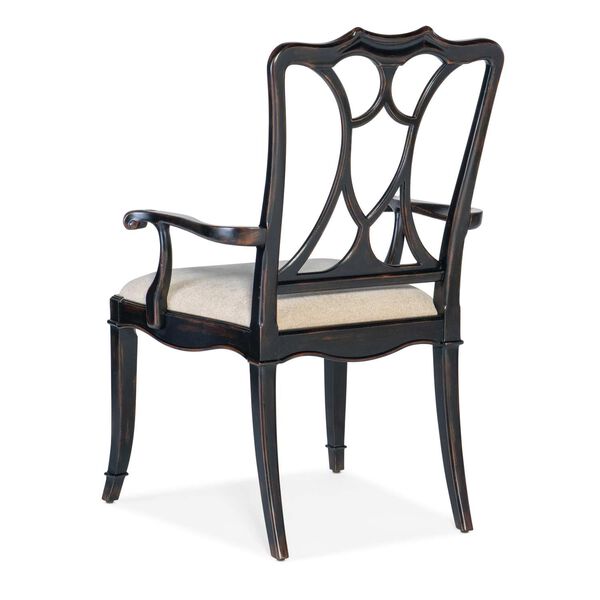 Charleston Black Cherry Arm Chair, image 2
