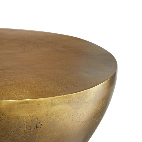 Hilda Antique Brass Accent Table, image 4