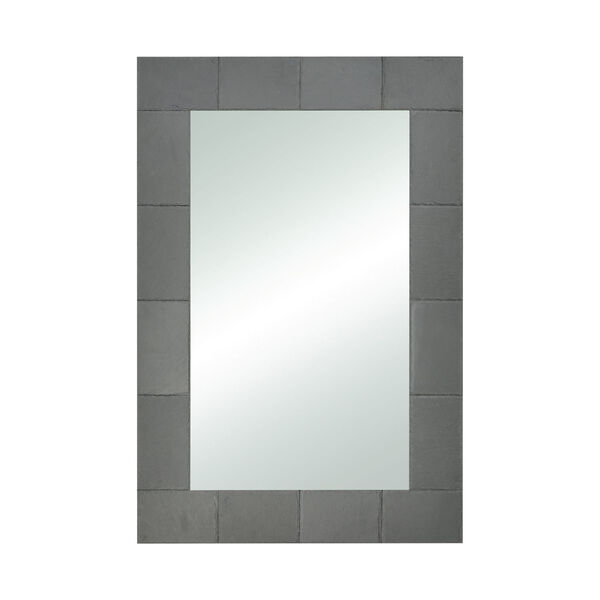 Slated Natural Grey Slate 24 x 36 Inch Wall Mirror, image 1