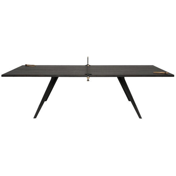 Ebonized Black Ping Pong Table, image 4