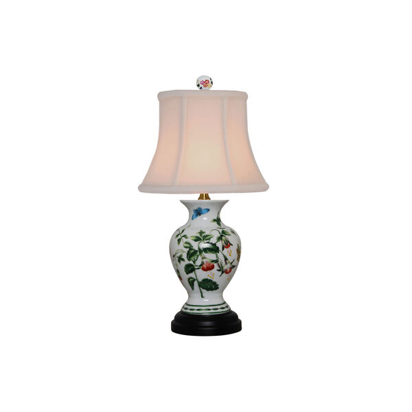 Porcelain Ware One-Light Multicolor Small Jar Lamp, image 1