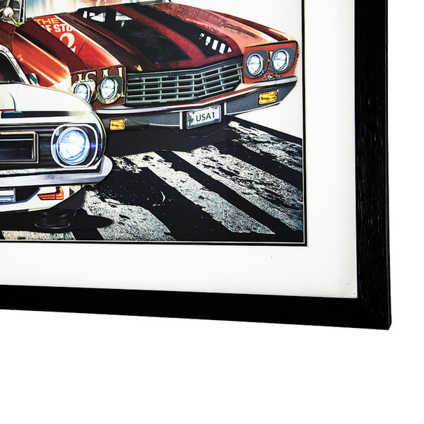 American Muscle Multicolor 3D Collage Wall Art, image 4