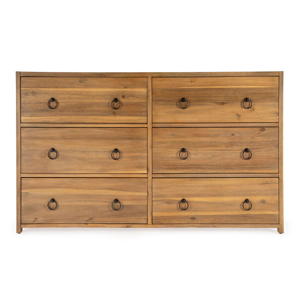 Lark Natural Wood 6-Drawer Dresser, image 4