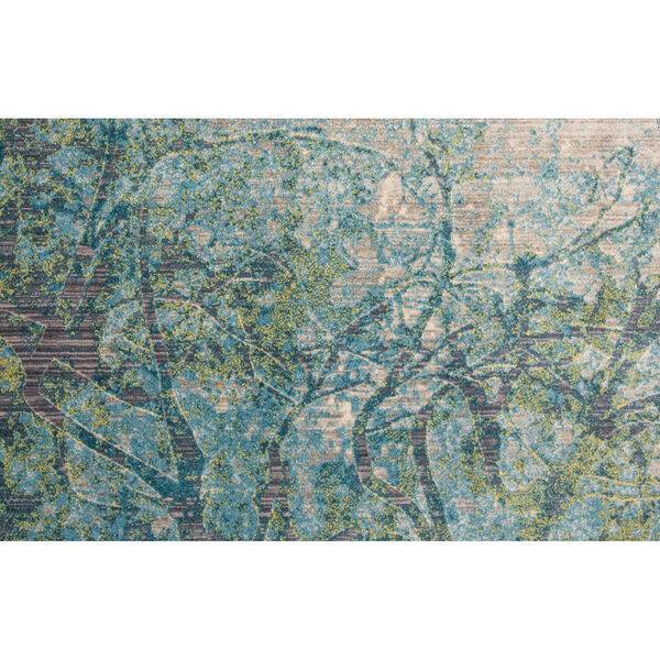 Keats Textured Abstract Blue Gray Area Rug, image 5