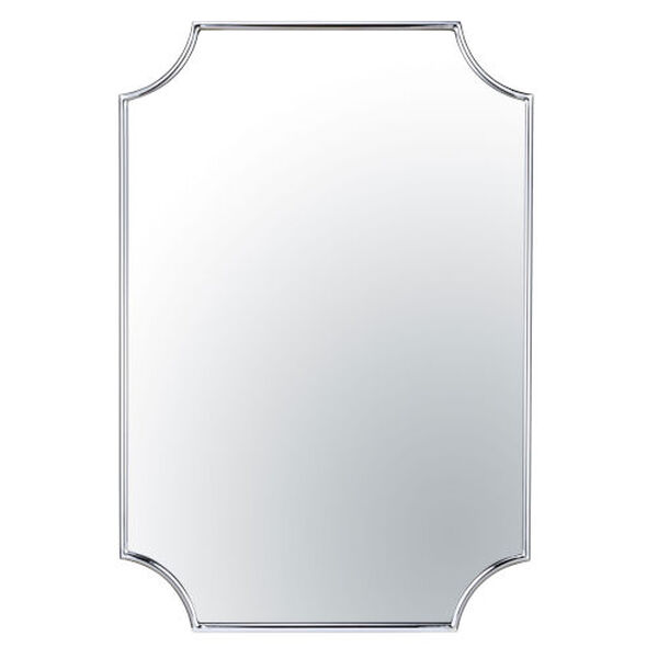 Carlton Chrome 22 x 33 Inch Wall Mirror, image 1