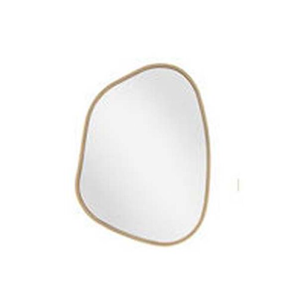 Tranquility Gallett White and Gold Small Accent Wall Mirror, image 2