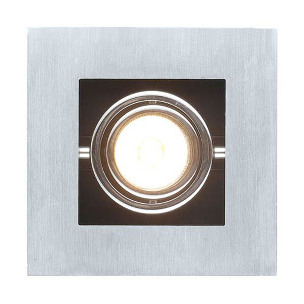 Tufts Brushed Aluminum, Chrome and Black One-Light Spot Light, image 1