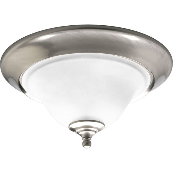 P3476-09:  Trinity Brushed Nickel Two-Light Ceiling Light, image 1