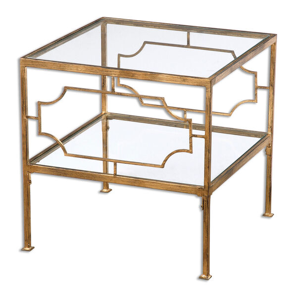 Genell Gold Cube Table, image 1